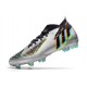 adidas Predator Edge.1 FG Argent Métallique Noir Jaune Solaire