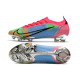 Chaussures Nike Mercurial Vapor 14 Elite FG Rose Bleu Vert