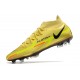 Chaussures Nike Phantom Gt2 Élite Df Fg Jaune