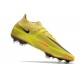 Chaussures Nike Phantom Gt2 Élite Df Fg Jaune