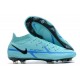 Chaussures Nike Phantom Gt2 Élite Df Fg Bleu