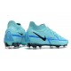 Chaussures Nike Phantom Gt2 Élite Df Fg Bleu