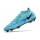 Chaussures Nike Phantom Gt2 Élite Df Fg Bleu