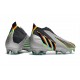 Nouvelle adidas Predator Edge+ FG Argent Métallique Noi Jaune Solaire
