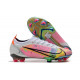 Chaussures Nike Mercurial Vapor 14 Elite FG Blanc Multicolore 