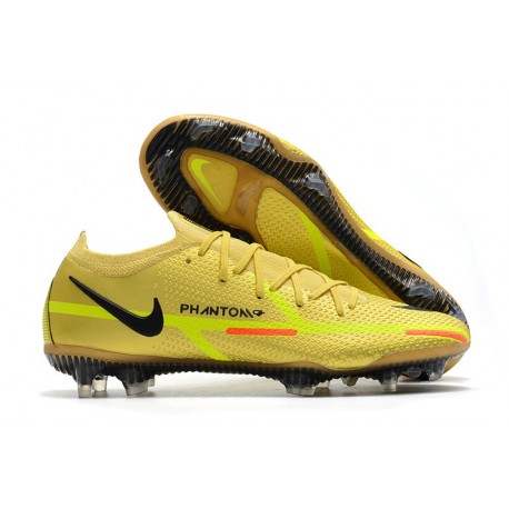 Crampons Nike Phantom GT2 Elite FG Jaune