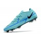 Crampons Nike Phantom GT2 Elite FG Bleu