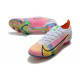 Chaussures Nike Mercurial Vapor 14 Elite FG Blanc Multicolore 