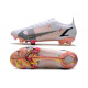 Nike Mercurial Vapor XIV Elite FG Crampons Blanc Noir Carmin Rose