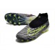Nike Gripknit Phantom GX Elite​ DF FG Noir Volt Blanc Bleu Lumière