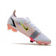 Nike Mercurial Vapor XIV Elite FG Crampons Blanc Noir Carmin Rose