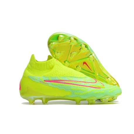 Nike Gripknit Phantom GX Elite​ DF FG Volt Très Pâle