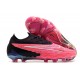 Chaussures Nike Phantom GX Elite FG Rose Noir
