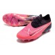 Chaussures Nike Phantom GX Elite FG Rose Noir