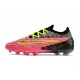 Chaussures Nike Phantom GX Elite FG Rose Noir Volt
