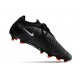 Chaussures Nike Phantom GX Elite FG Noir Blanc Sommet Gris Fumée