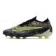 Chaussures Nike Phantom GX Elite FG Noir Volt Blanc Bleu Lumière