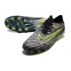 Chaussures Nike Phantom GX Elite FG Noir Volt Blanc Bleu Lumière