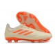 Crampon de Foot adidas Copa Pure.1 FG Blanc Cassé Orange Solaire Equipe