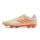 Crampon de Foot adidas Copa Pure.1 FG Blanc Cassé Orange Solaire Equipe