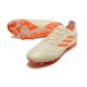 Crampon de Foot adidas Copa Pure.1 FG Blanc Cassé Orange Solaire Equipe