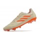 Crampon de Foot adidas Copa Pure.1 FG Blanc Cassé Orange Solaire Equipe