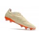 Crampon de Foot adidas Copa Pure.1 FG Blanc Cassé Orange Solaire Equipe