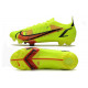 Nike Mercurial Vapor XIV Elite FG Crampons Volt Carmin Noir