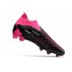 Chaussure de football adidas Predator Accuracy+ FG Noir Rose Blanc