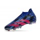 adidas Predator Accuracy+ FG Bleu Lucide Magenta Réel Equipe Noir Foncé