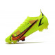 Nike Mercurial Vapor XIV Elite FG Crampons Volt Carmin Noir