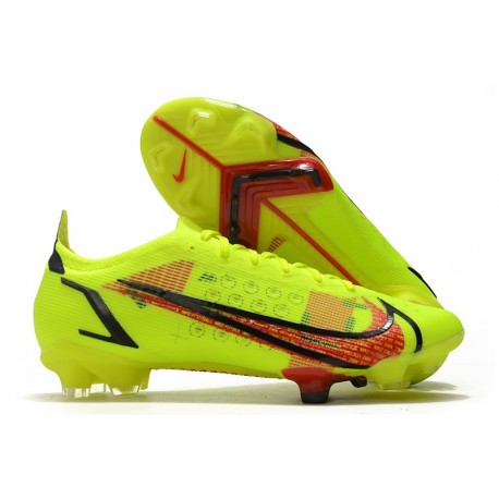 Nike Mercurial Vapor XIV Elite FG Crampons Volt Carmin Noir