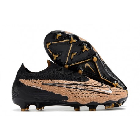 Chaussures Nike Phantom GX Elite FG Marron Noir
