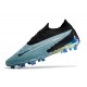 Chaussures Nike Phantom GX Elite FG Bleu Noir