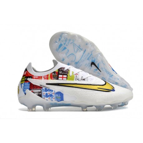 Nike Phantom GX Elite FG Link Blanc Or