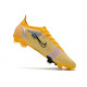 Nike Mercurial Vapor XIV Elite FG Crampons Jaune Noir