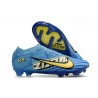 Nike Air Zoom Mercurial Vapor XV Elite FG Bleu Jaune Nike Air Zoom Mercurial Vapor XV Elite FG Bleu Jaune