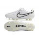 Chaussures de football Nike Tiempo Legend 9 Élite FG Blanc Noir