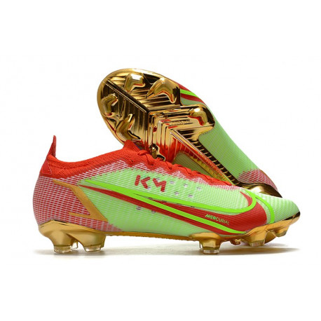 Nike Mercurial Vapor 14 Elite FG Nouveau Vert Rouge