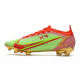 Nike Mercurial Vapor 14 Elite FG Nouveau Vert Rouge
