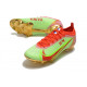 Nike Mercurial Vapor 14 Elite FG Nouveau Vert Rouge