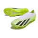 adidas X Crazyfast .1 Laceless FG Crazyrush - Blanc Noir Lucid Lemon