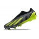 adidas X Crazyfast .1 Laceless FG Crazycharged - Noir Jaune Gris ÉDITION LIMITÉE