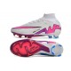 Nike Air Zoom Mercurial Superfly Elite IX FG Blanc Rose Bleu