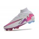 Nike Air Zoom Mercurial Superfly Elite IX FG Blanc Rose Bleu