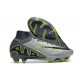 Nike Air Zoom Mercurial Superfly Elite IX FG Gris Noir Vert