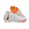Chaussures Nike Phantom Luna Elite FG Blanc Noir Orange Total