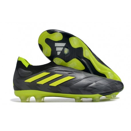 Chaussures de football adidas Copa Pure+ FG Noir Vert