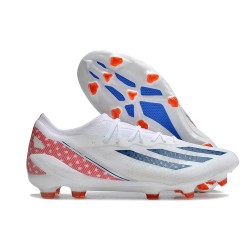 Chaussure adidas X Crazyfast Messi.1 FG Blanc Bleu Rouge