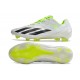 Chaussure adidas X Crazyfast+ FG Blanc Noir Citron Lucide